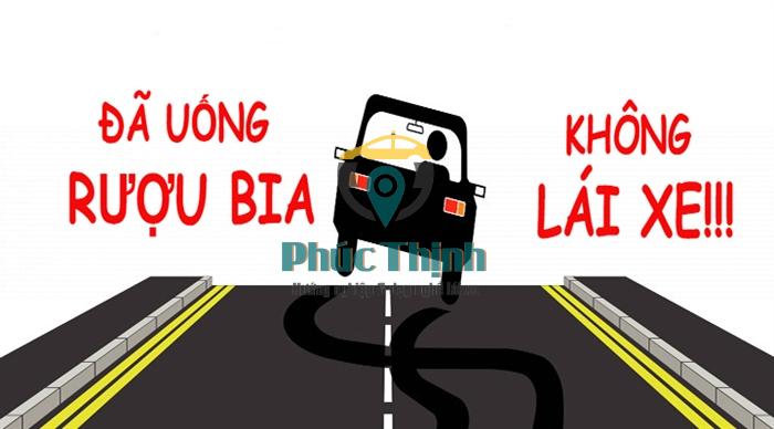 không uống rượu bia - học lái xe ô tô
