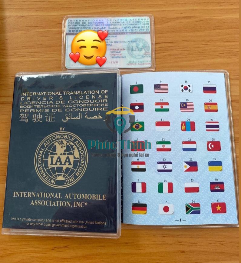 bằng lái quốc tế IAA